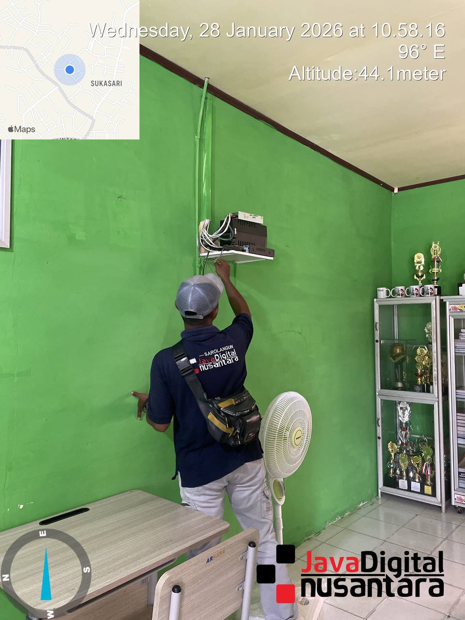 Pemasangan PSU Di Sekolah